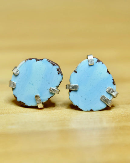 Golden Hills Turquoise Stud Earrings