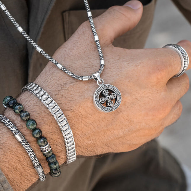 3D Silver Cross