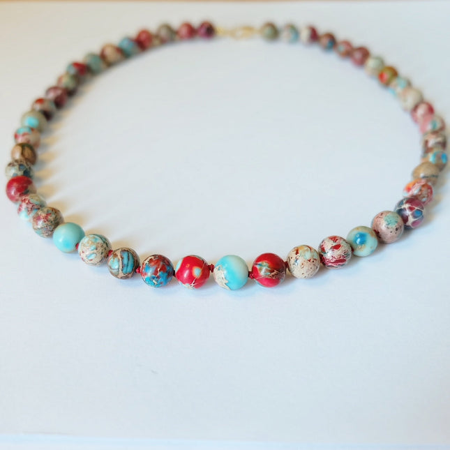 Red Beaded Necklace