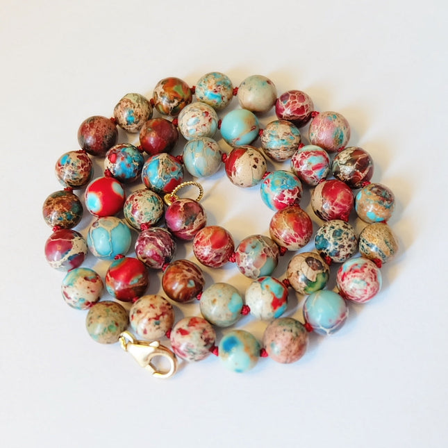 Red Beaded Necklace