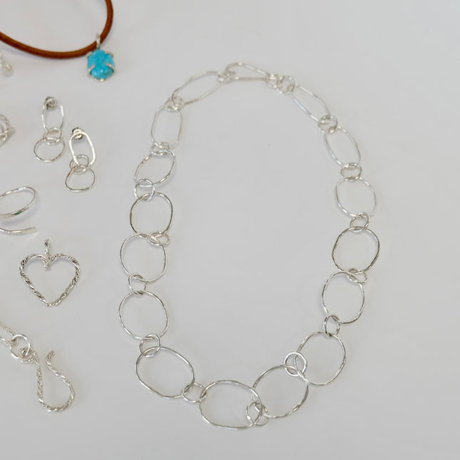 Silver Link Necklace