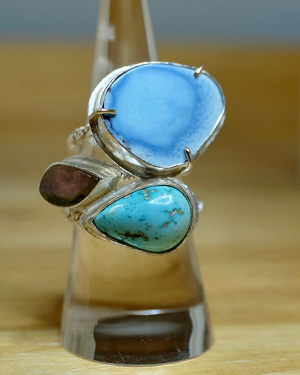 Golden Hills Turquoise Ring 14K Gold