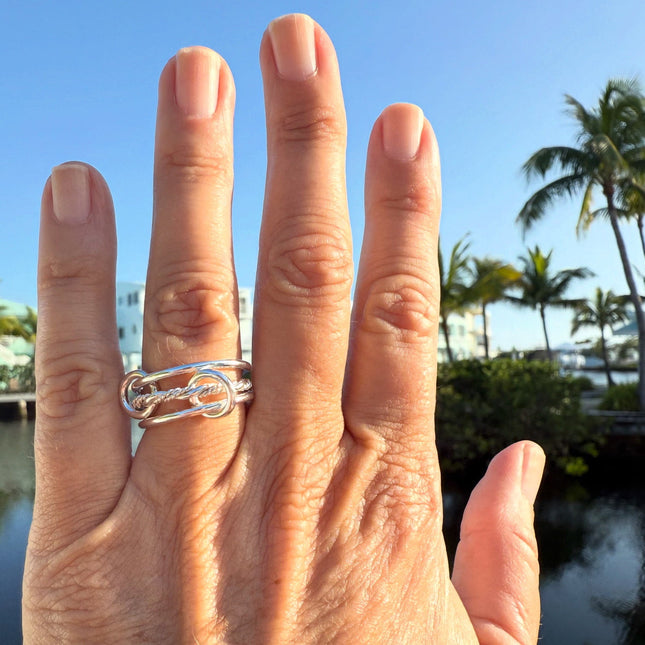 Braided Interlocking Ring