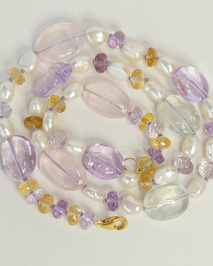 Summer Gemstone Candy Necklace
