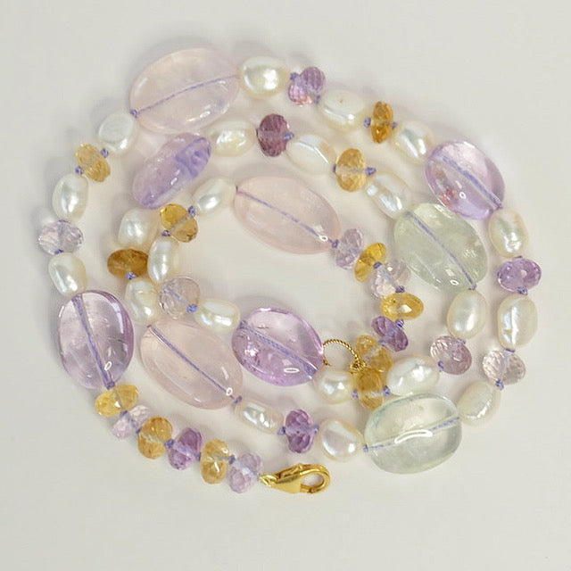 Summer Gemstone Candy Necklace