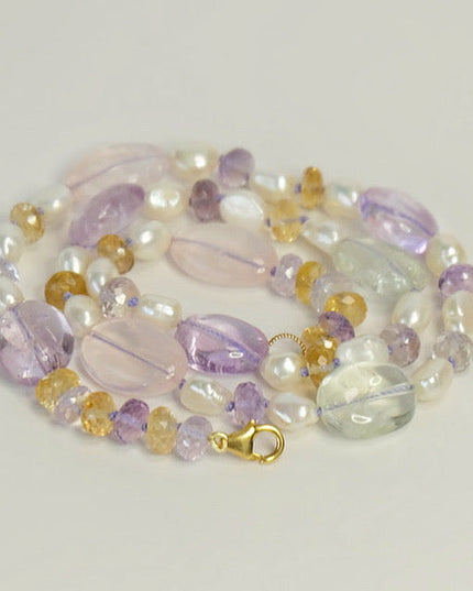 Summer Gemstone Candy Necklace
