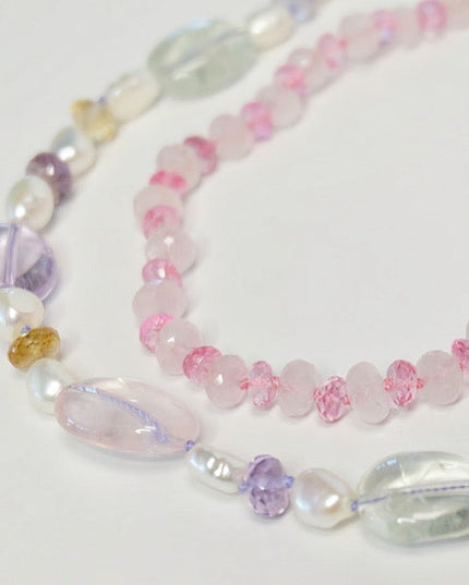 Summer Gemstone Candy Necklace