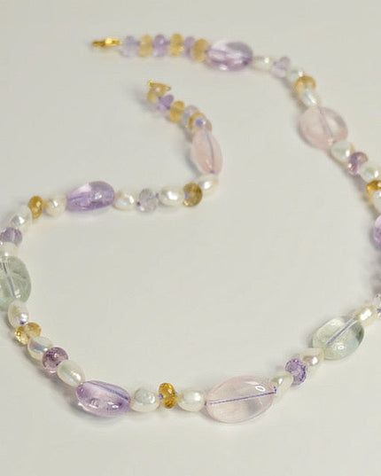 Summer Gemstone Candy Necklace
