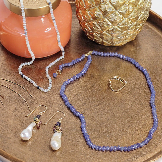 Tanzanite Tennis Necklace