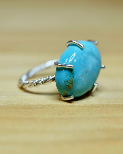Turquoise Ring Sterling Silver