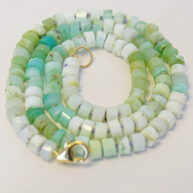 Green Opal Candy Necklace